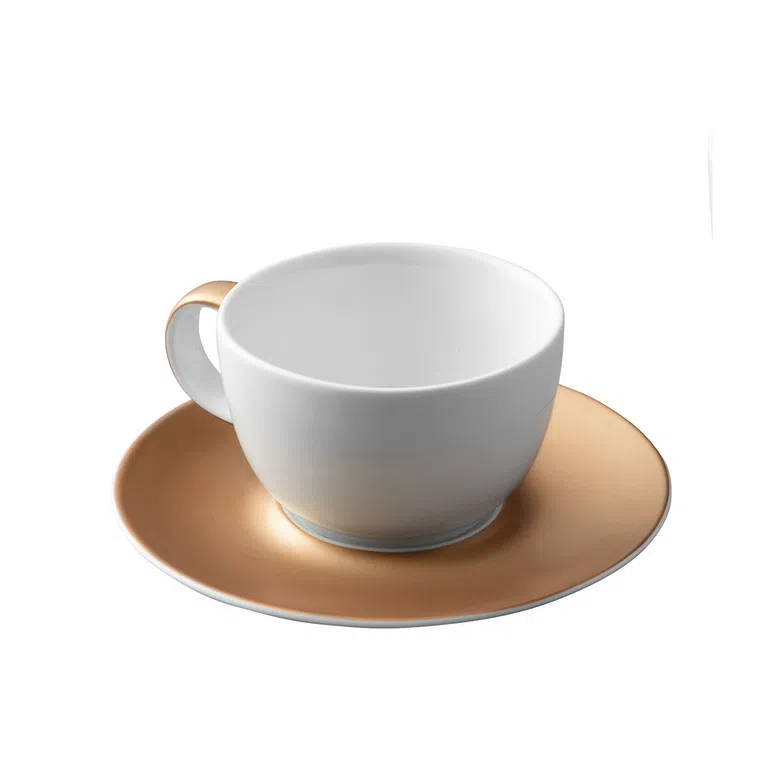 Zestaw GEM kubek i filiżanka ze spodkiem 3 el.