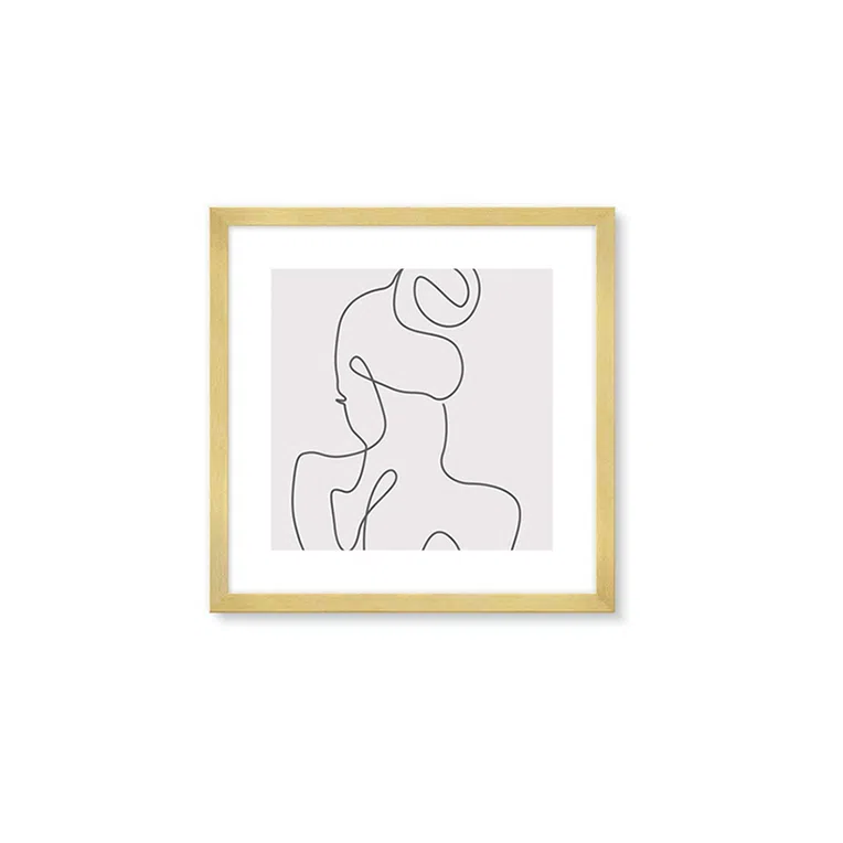 Zestaw obrazów KNOR złoty bursztyn 30x30+30x40 cm