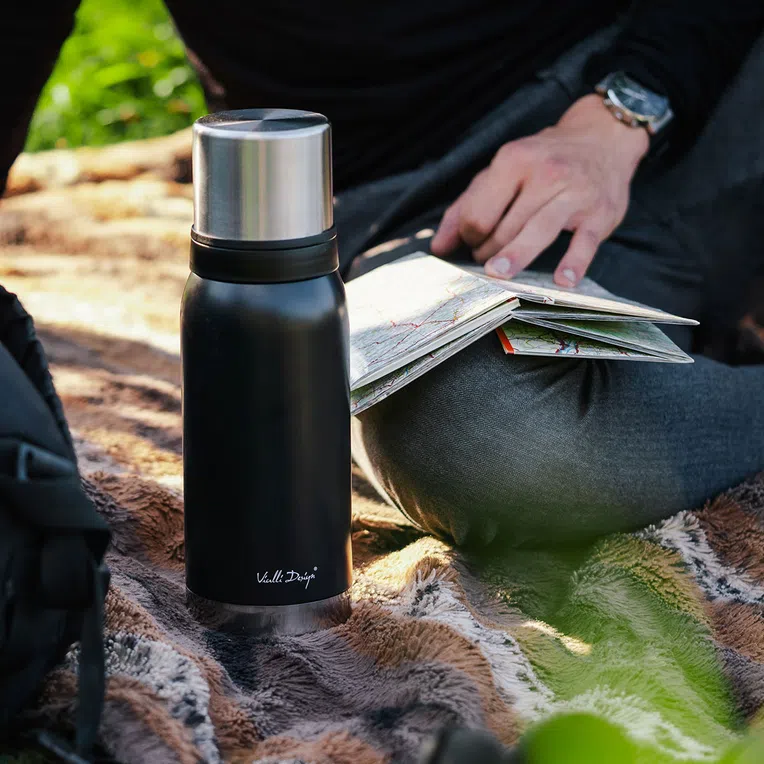 Termos FUORI turystyczny czarny 1 l