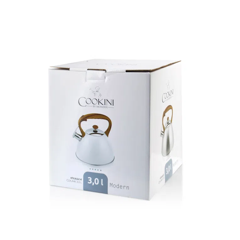 Czajnik MODERN z gwizdkiem grafitowy 3 l