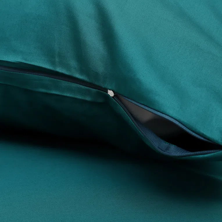 Komplet pościeli GOLD satynowej zielonej 5 el. 160x200 cm