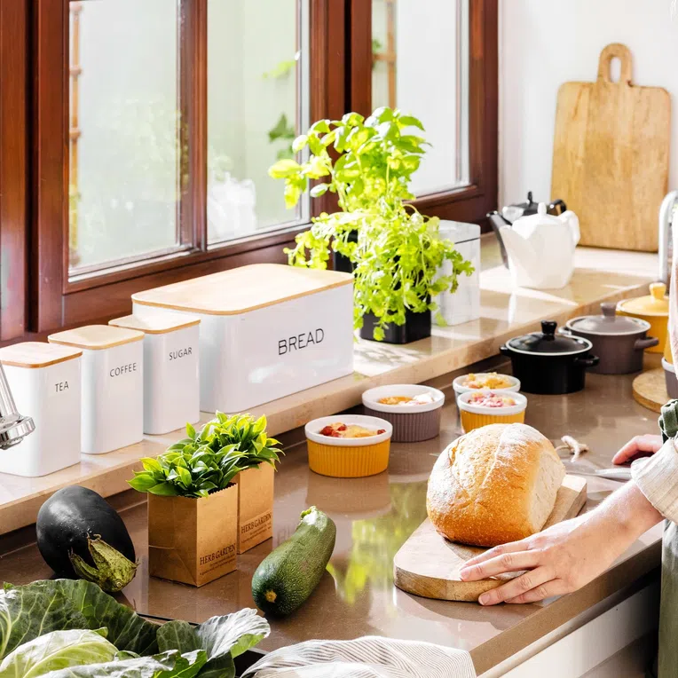 Chlebak KINE biały 30x18 cm