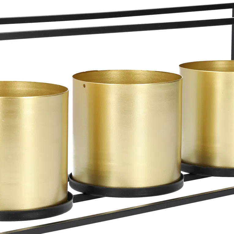 Donica ROH złota potrójna 48x16x18 cm