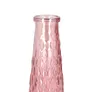 Wazon ARCHIE z tłoczeniem różowy 7x22 cm