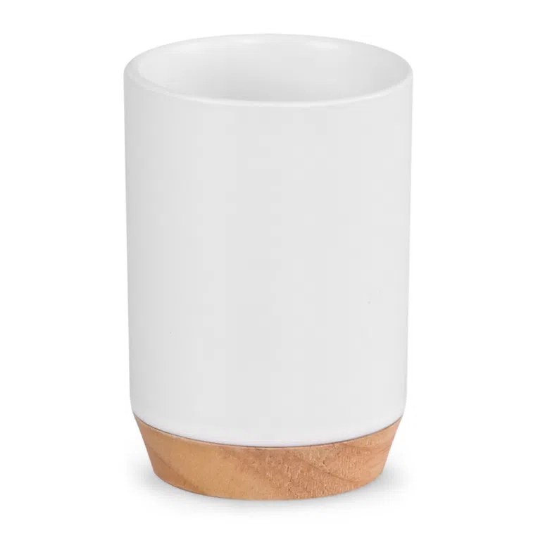 Kubek łazienkowy JUPITER biały 0.22 l