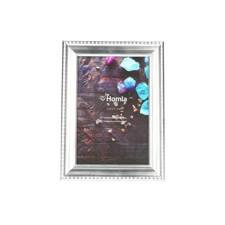 Ramka na zdjęcie LENS srebrna 10x15 cm