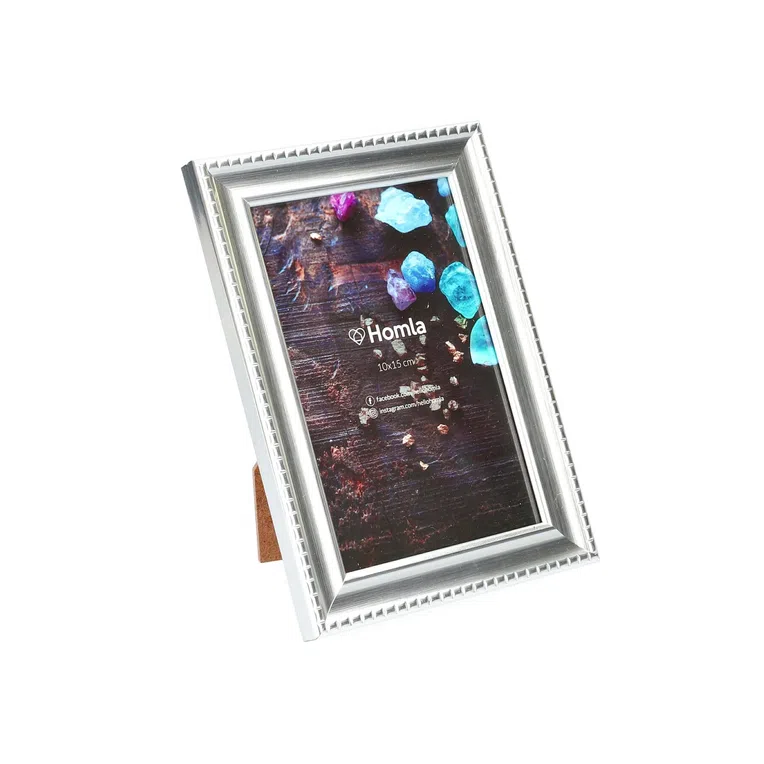 Ramka na zdjęcie LENS srebrna 10x15 cm