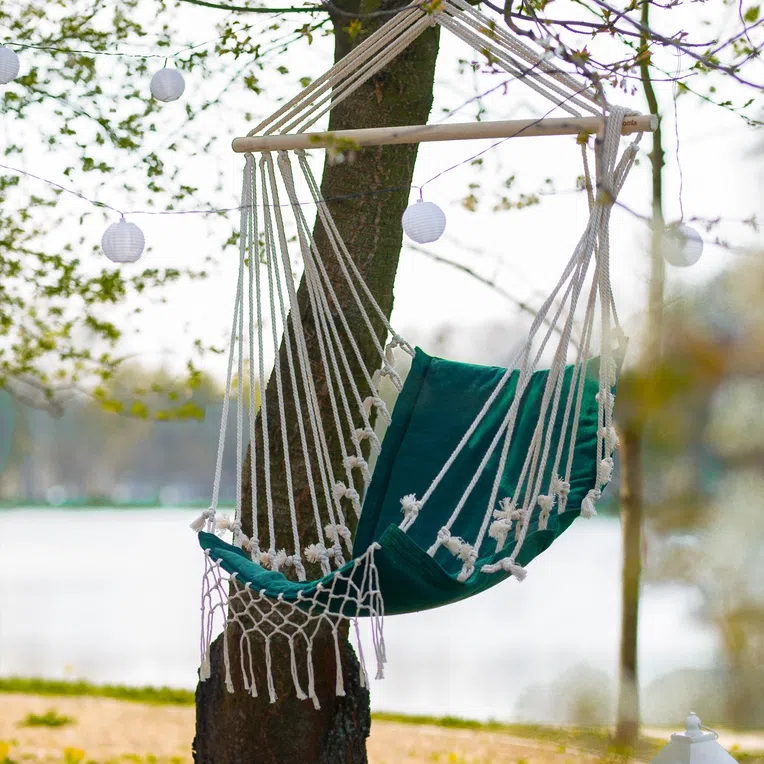 Huśtawka WOBBLE czarna 55x50x110 cm