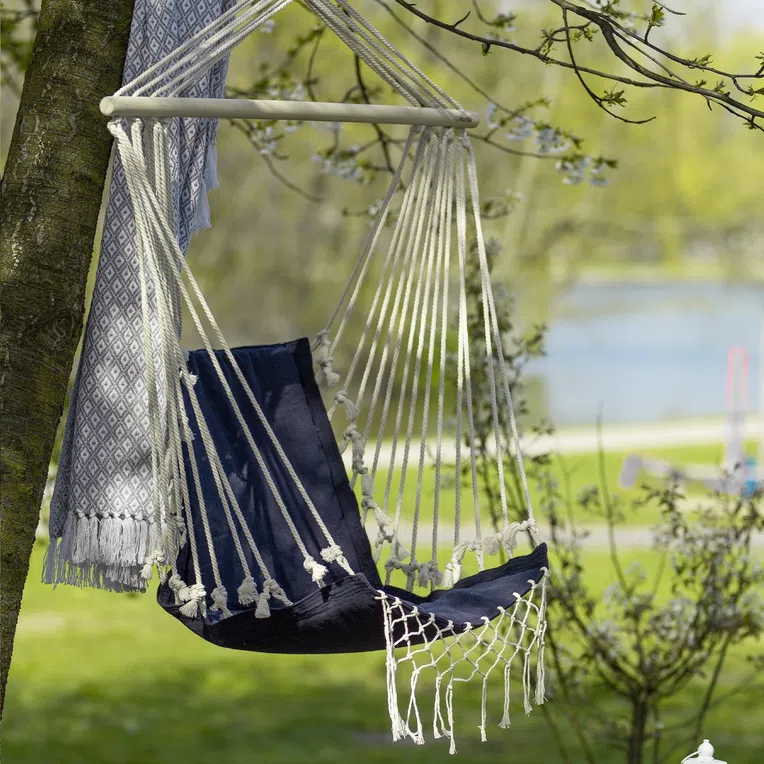 Huśtawka WOBBLE czarna 55x50x110 cm