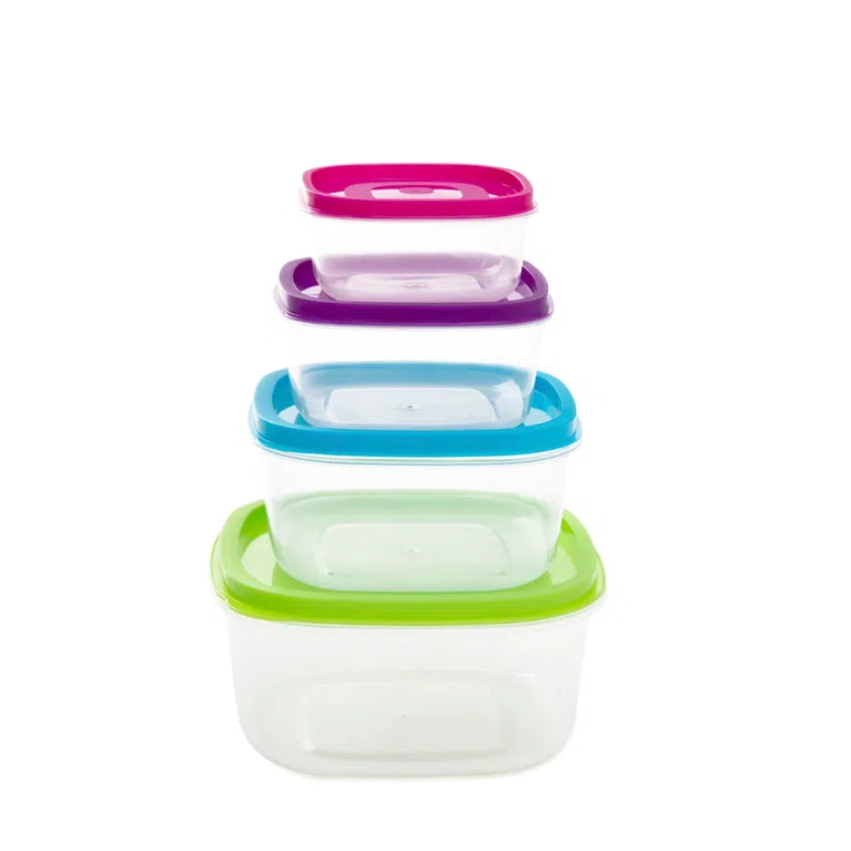 Zestaw pojemników ADDA kwadratowych 4 szt.