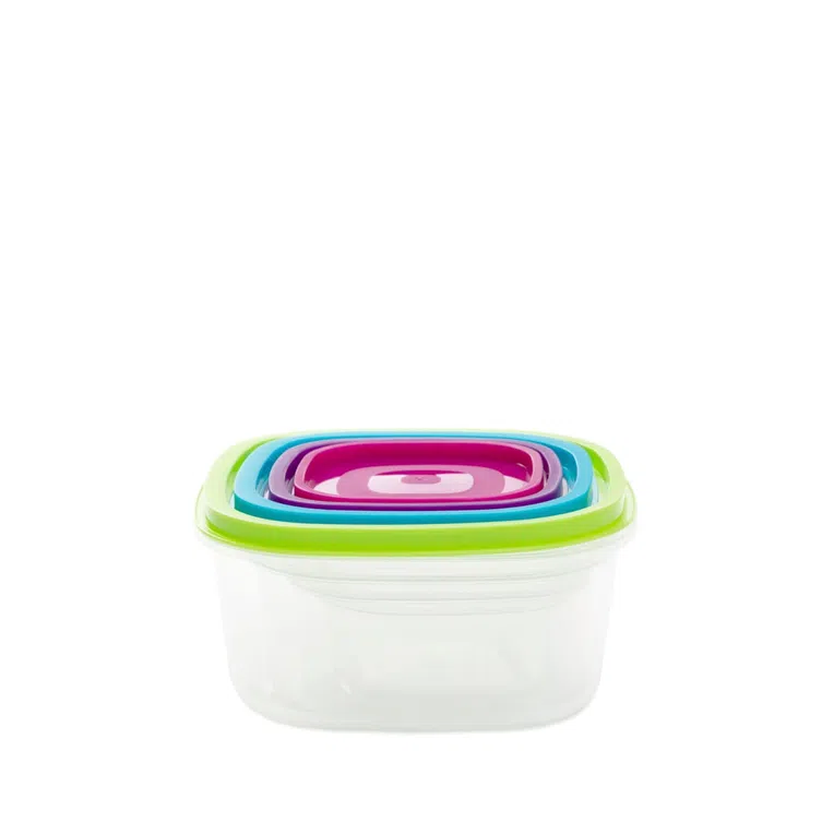 Zestaw pojemników ADDA kwadratowych 4 szt.