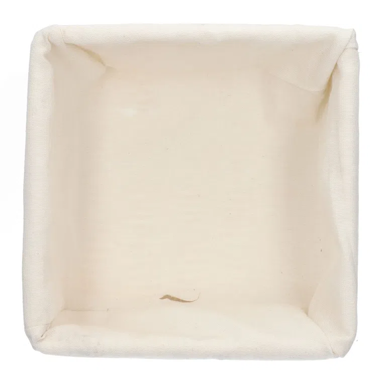 Koszyk TUOMO kwadratowy biały 20x20 cm