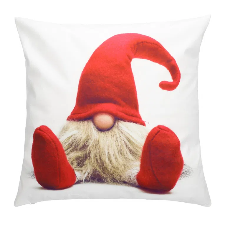 Poszewka KLAUS dekoracyjna biała 45x45 cm