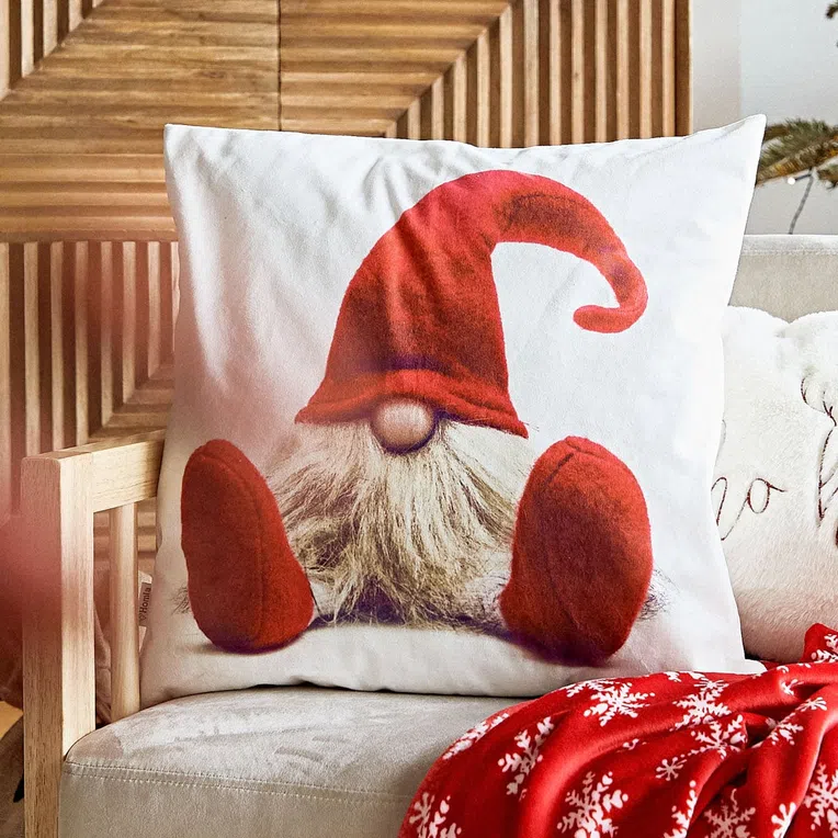 Poszewka KLAUS dekoracyjna biała 45x45 cm