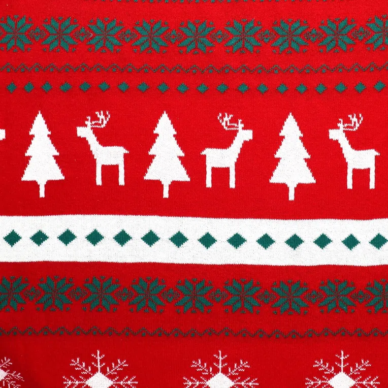 Koc ALIK dwustronny z motywem świątecznym 130x170 cm