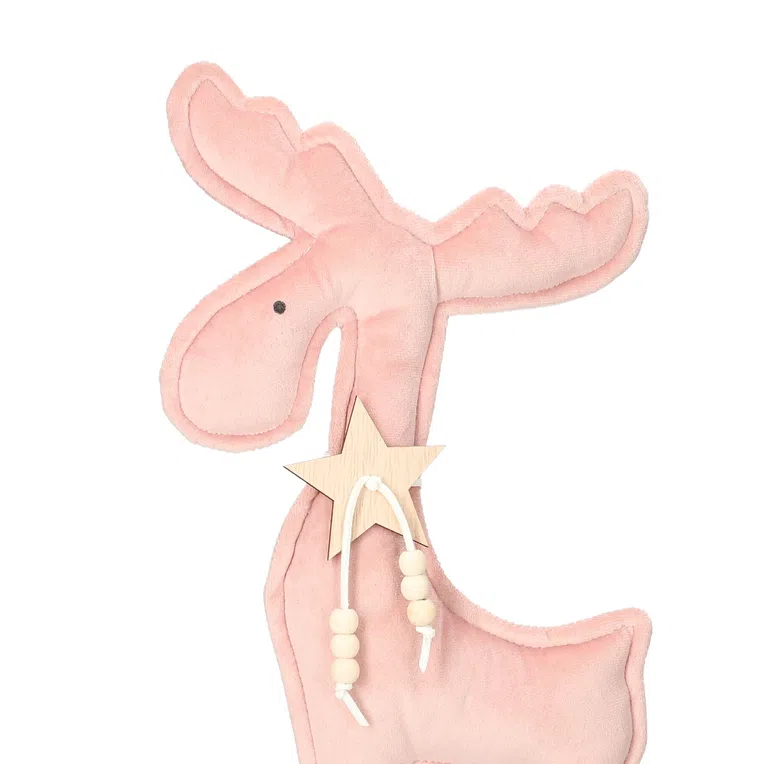 Renifer RONDO różowy 17x39 cm