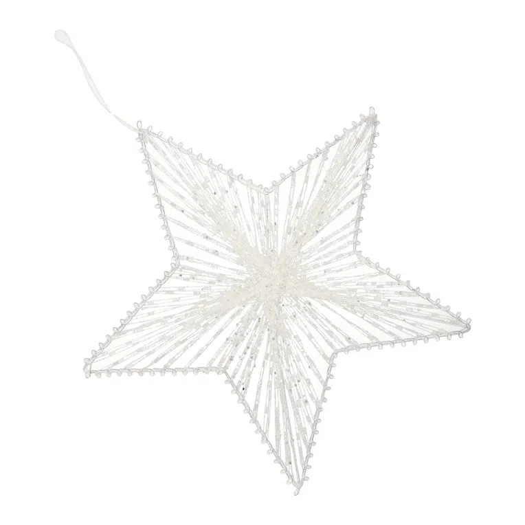 Zawieszka STEA gwiazda biała 30 cm