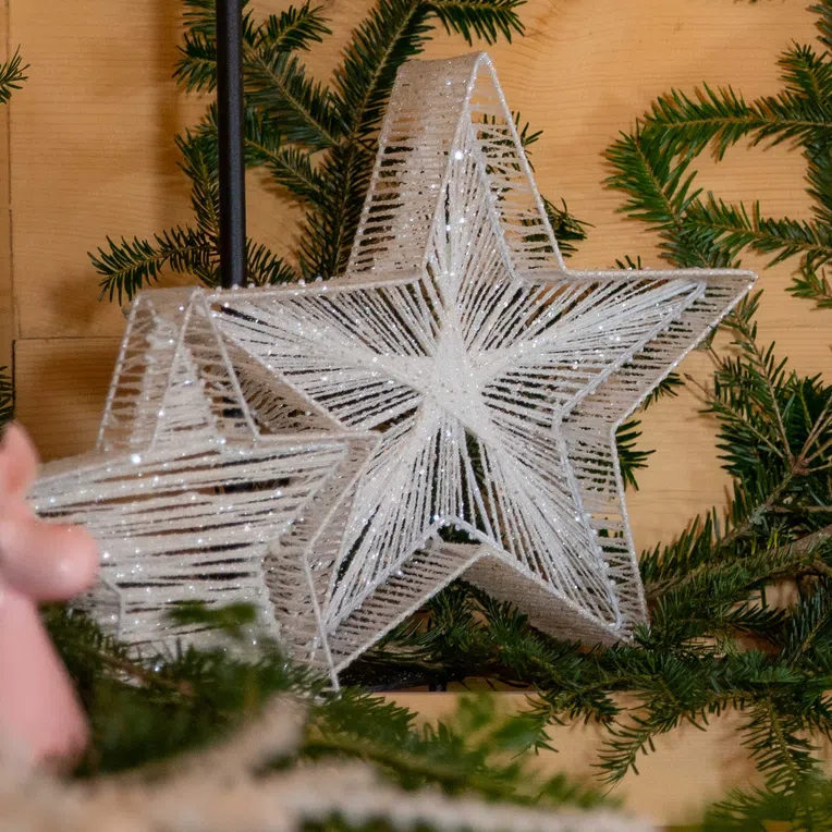 Zawieszka STEA gwiazda biała 30 cm