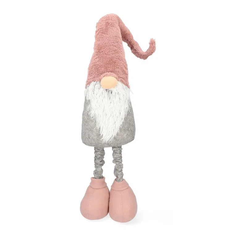 Skrzat KALLE krasnal różowy z teleskopowymi nogami 112 cm