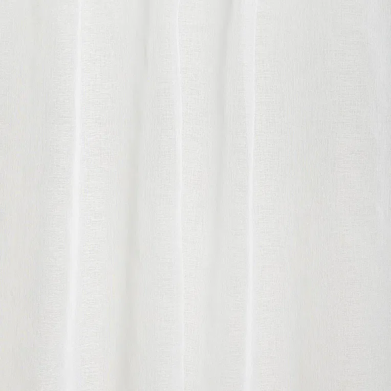 Firanka ADI z pomponikami biała 140x250 cm