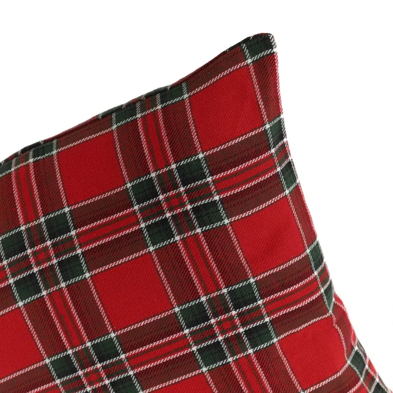 Poszewka LAPPI w kratę czerwona 45x45 cm