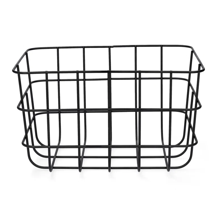 Kosz VOSS metalowy czarny 25,5x20,5x15 cm