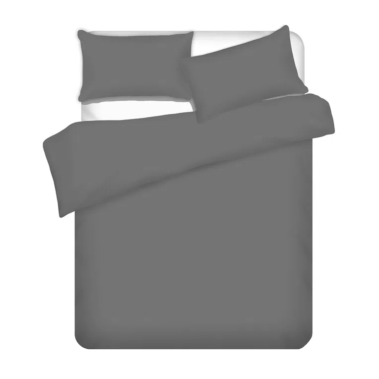 Pościel VELISE bawełniana szara 160x200 cm