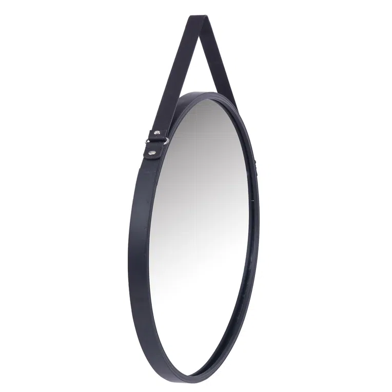 Lustro ATRO na pasku czarne 63x63 cm