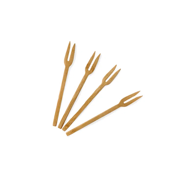 Zestaw widelczyków BAMBOU bambusowych 4 szt.