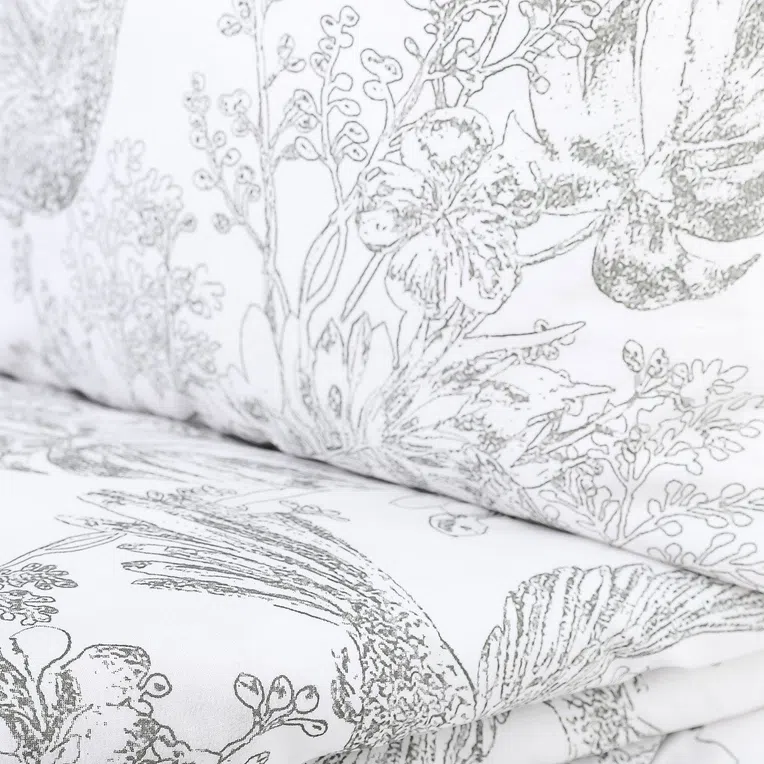 Pościel MORALES bawełniana biała 220x200 cm