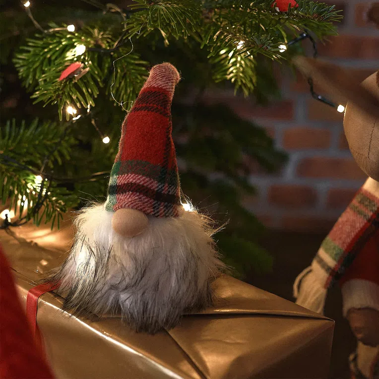 Skrzat ELIAS krasnal w kratę 24 cm