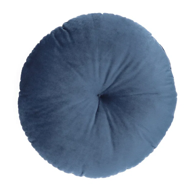 Poduszka OLLIE okrągła granatowa 40 cm