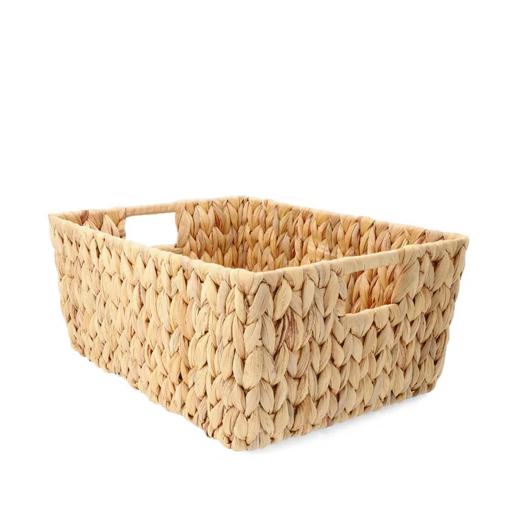 Kosz HYACINTH z hiacyntu wodnego 37x28x16