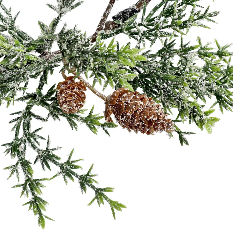 Stroik PASCCO świąteczny na metalowej obręczy 40 cm