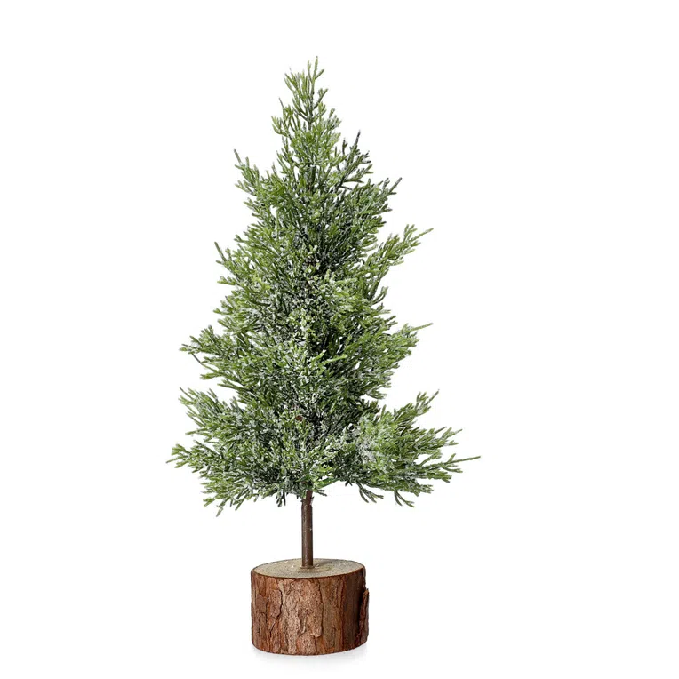Choinka DULA oszroniona na pieńku 30 cm XM22 804569