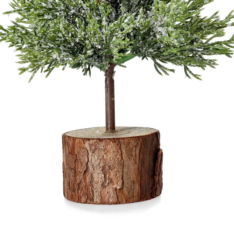 Choinka DULA oszroniona na pieńku 30 cm XM22 804569