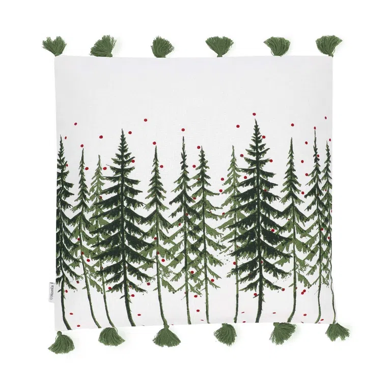 Poszewka SKOV z motywem lasu 45x45 cm