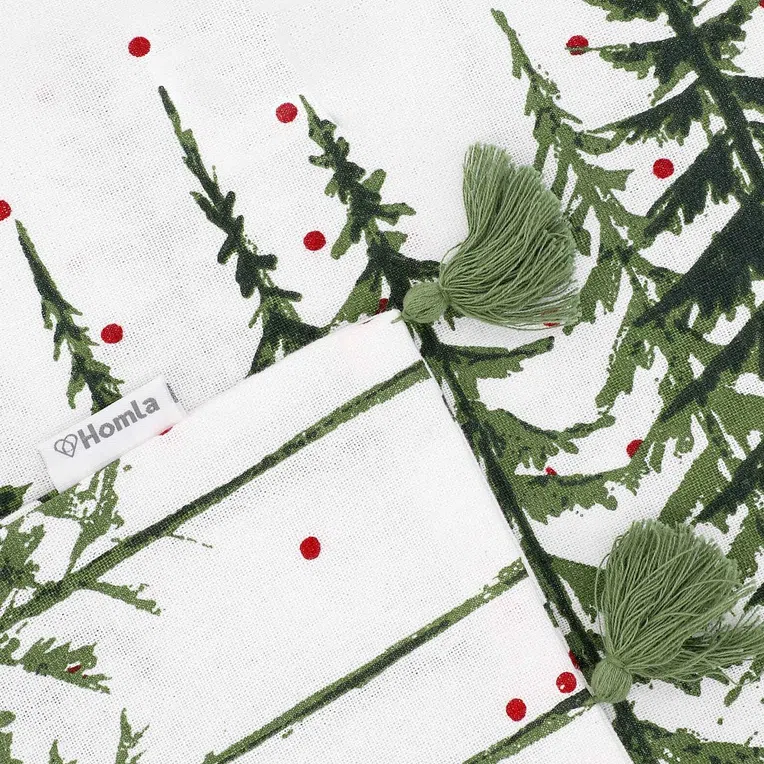 Poszewka SKOV z motywem lasu 45x45 cm