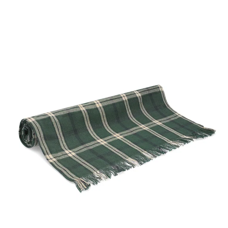 Bieżnik GITTER w kratę zielony 40x160 cm