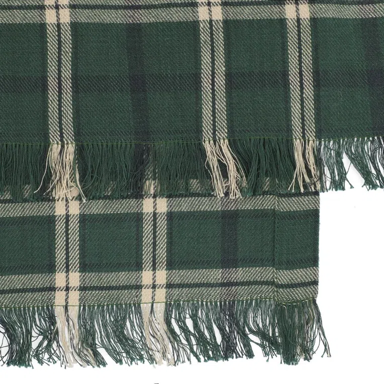 Bieżnik GITTER w kratę zielony 40x160 cm