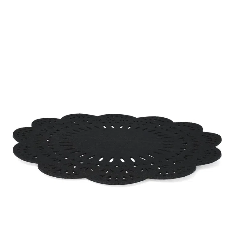 Podkładka do jadalni FOLKJA filcowa czarna 33x33 cm