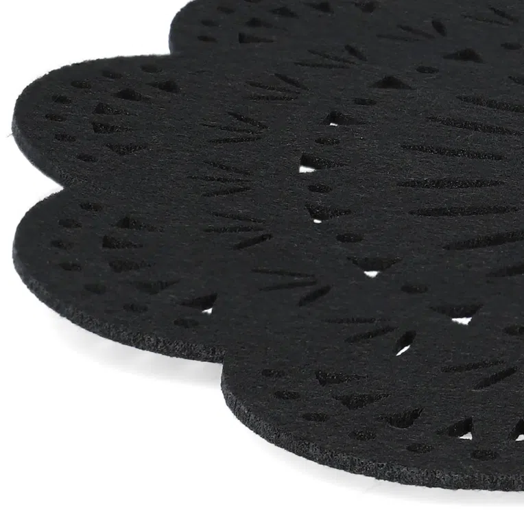 Podkładka do jadalni FOLKJA filcowa czarna 33x33 cm