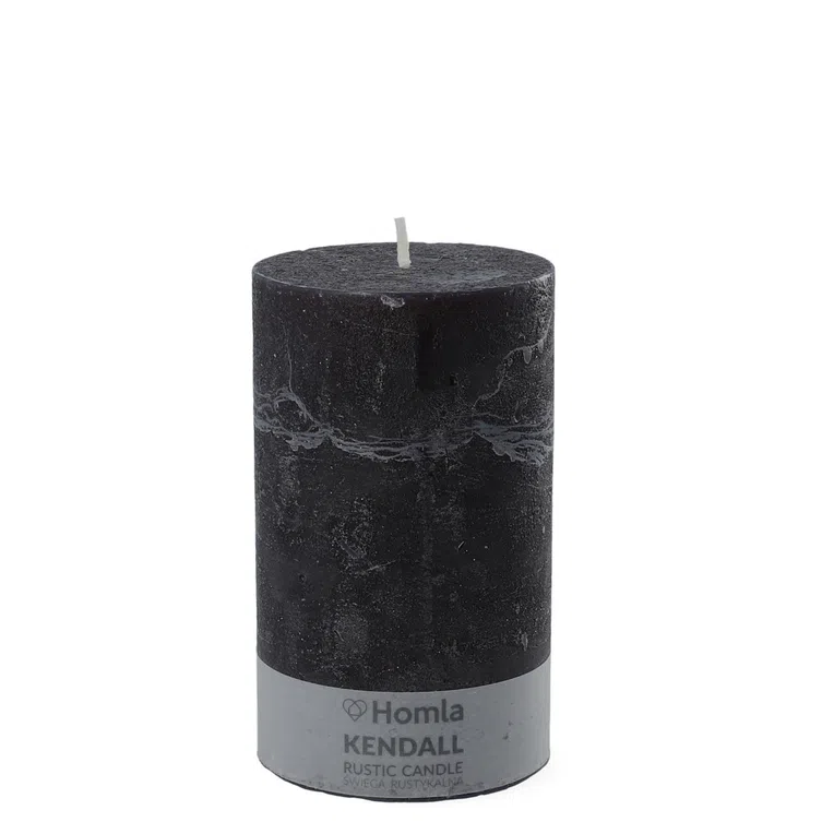 Świeca RUSTIC czarna 7x11 cm