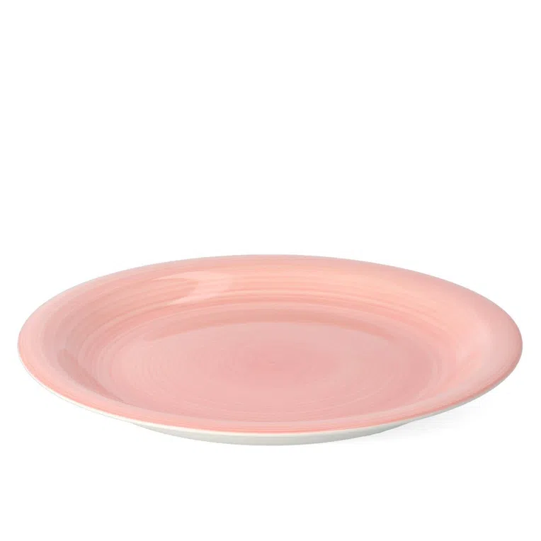 Talerz OBLAN obiadowy różowy 27 cm