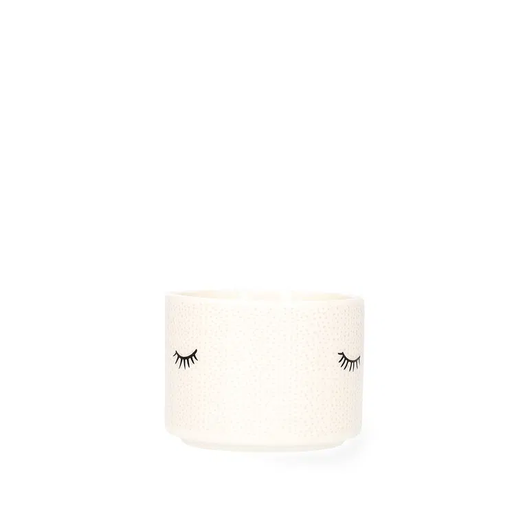 Kubek EYELASHES biały z rzęsami 150 ml