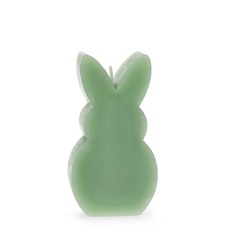 Świeca wielkanocna UGIE królik zielony 11 cm