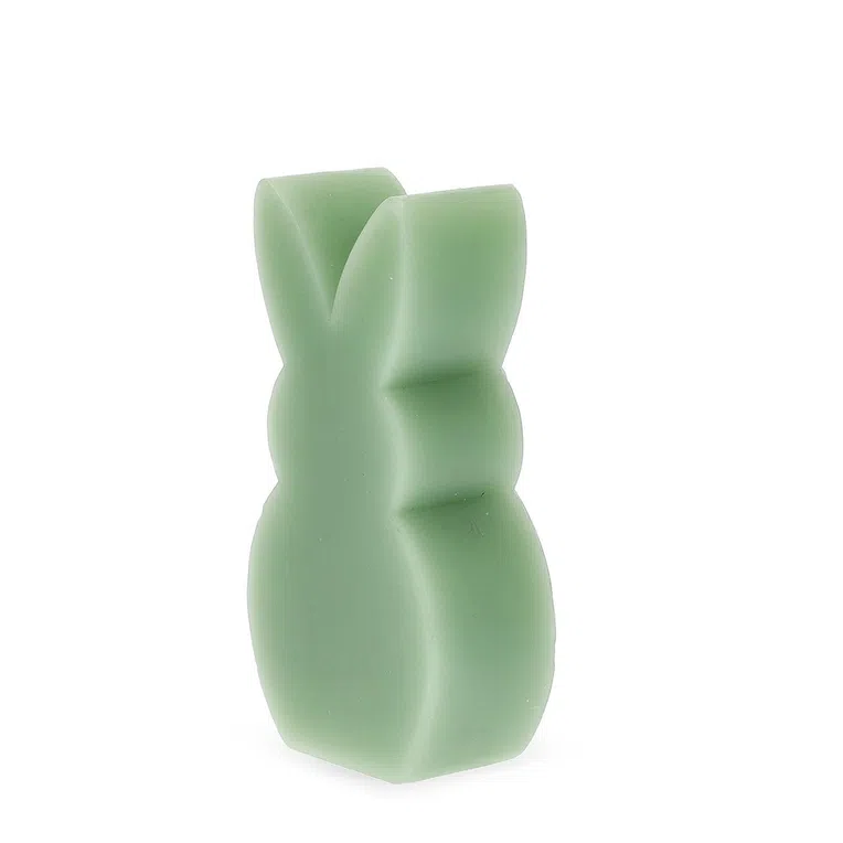 Świeca wielkanocna UGIE królik zielony 11 cm