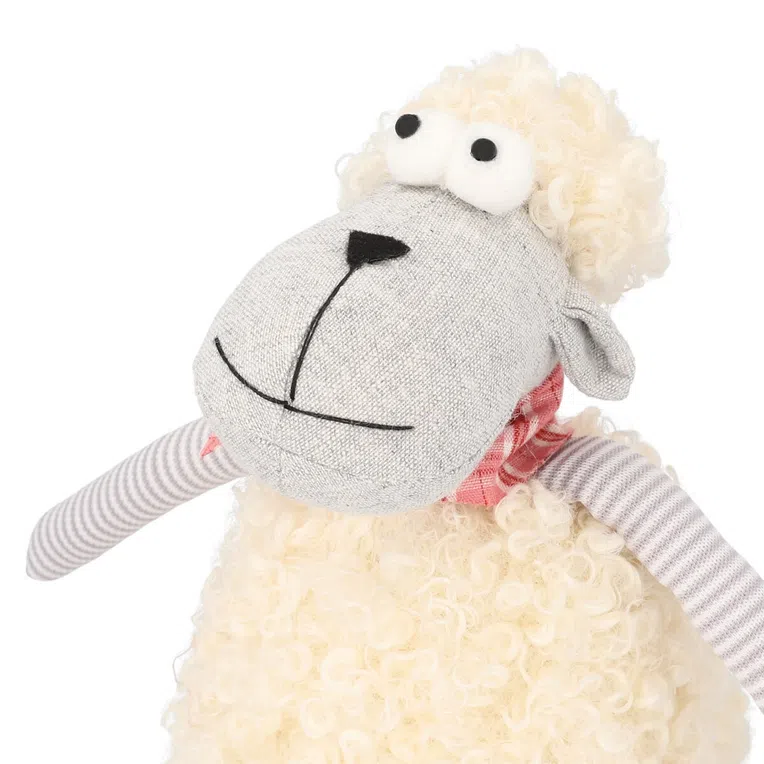 Dekoracja wielkanocna BUFADE baranek stojący 44x18 cm