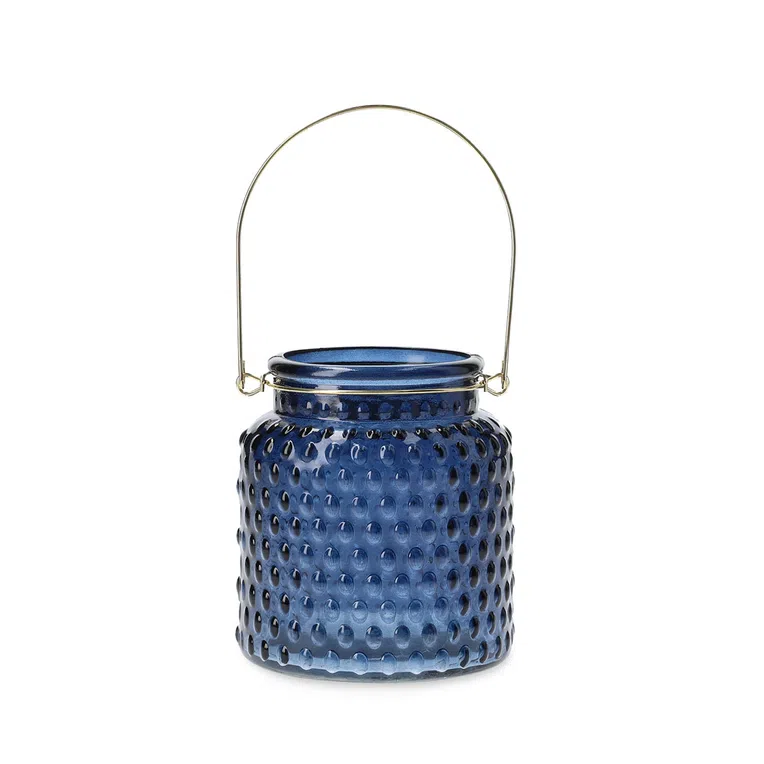 Lampion FIG granatowy 10x11 cm