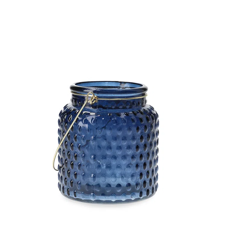 Lampion FIG granatowy 10x11 cm